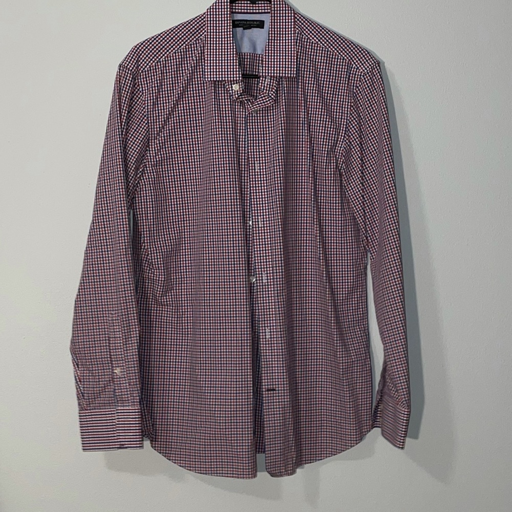 Banana Republic Mens Slim Fit Dress Shirt